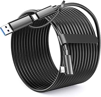 その他 Quest3 XZXWZX Link Cable 16FT Compatible for Meta Quest 3/2/Pico 4